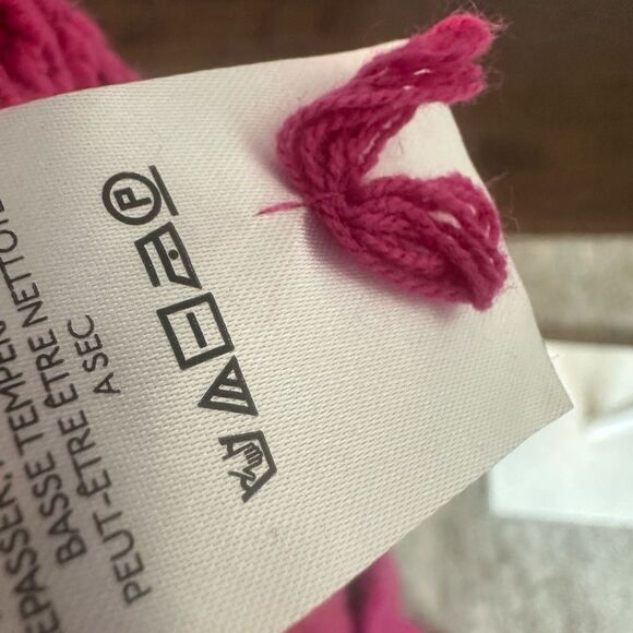 Anthropologie Cropped Notched Collar Sweater S - Picture 8 of 8